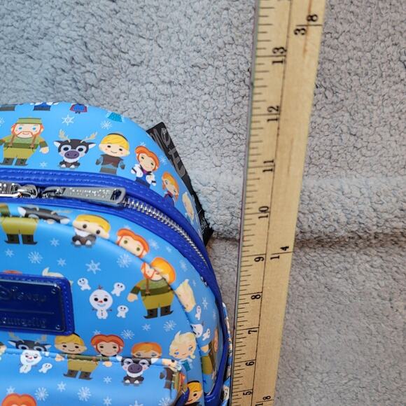 Loungefly Disney Frozen Mini Backpack All Over Design Elsa  display picture 1